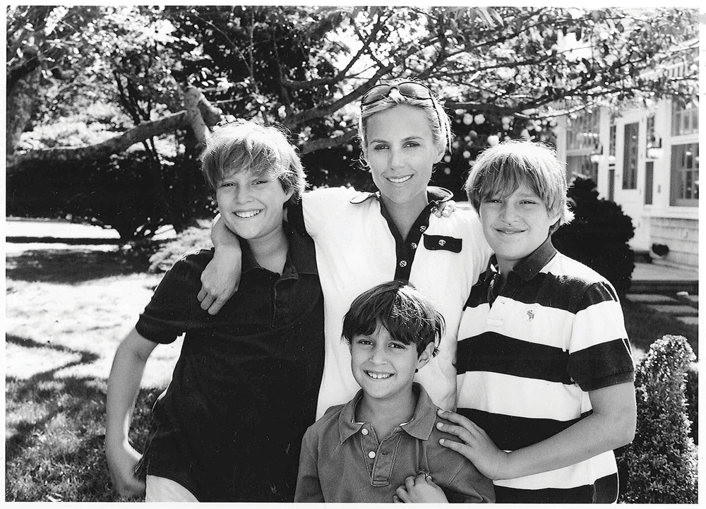 Tory Burch and her three boys